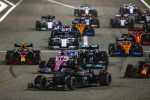 Formel 1 - Mercedes-AMG Petronas Motorsport, Großer Preis von Bahrain 2020. Lewis Hamilton Valtteri Bottas Formula One - Mercedes-AMG Petronas Motorsport, Bahrain GP 2020. Lewis Hamilton Valtteri Bottas