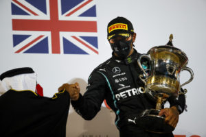Formel 1 - Mercedes-AMG Petronas Motorsport, Großer Preis von Bahrain 2020. Lewis Hamilton Formula One - Mercedes-AMG Petronas Motorsport, Bahrain GP 2020. Lewis Hamilton